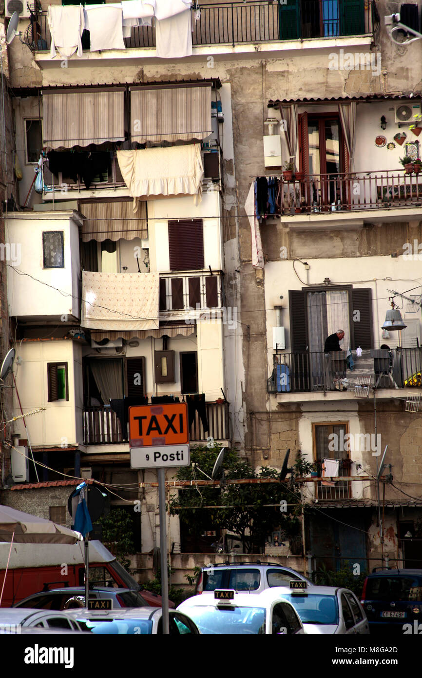 La città di Napoli, Italia Foto Stock