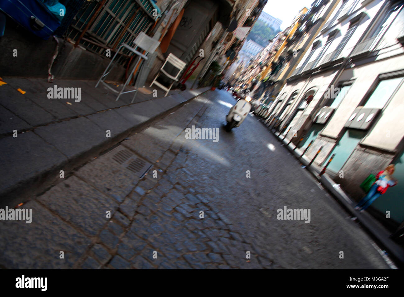 La città di Napoli, Italia Foto Stock