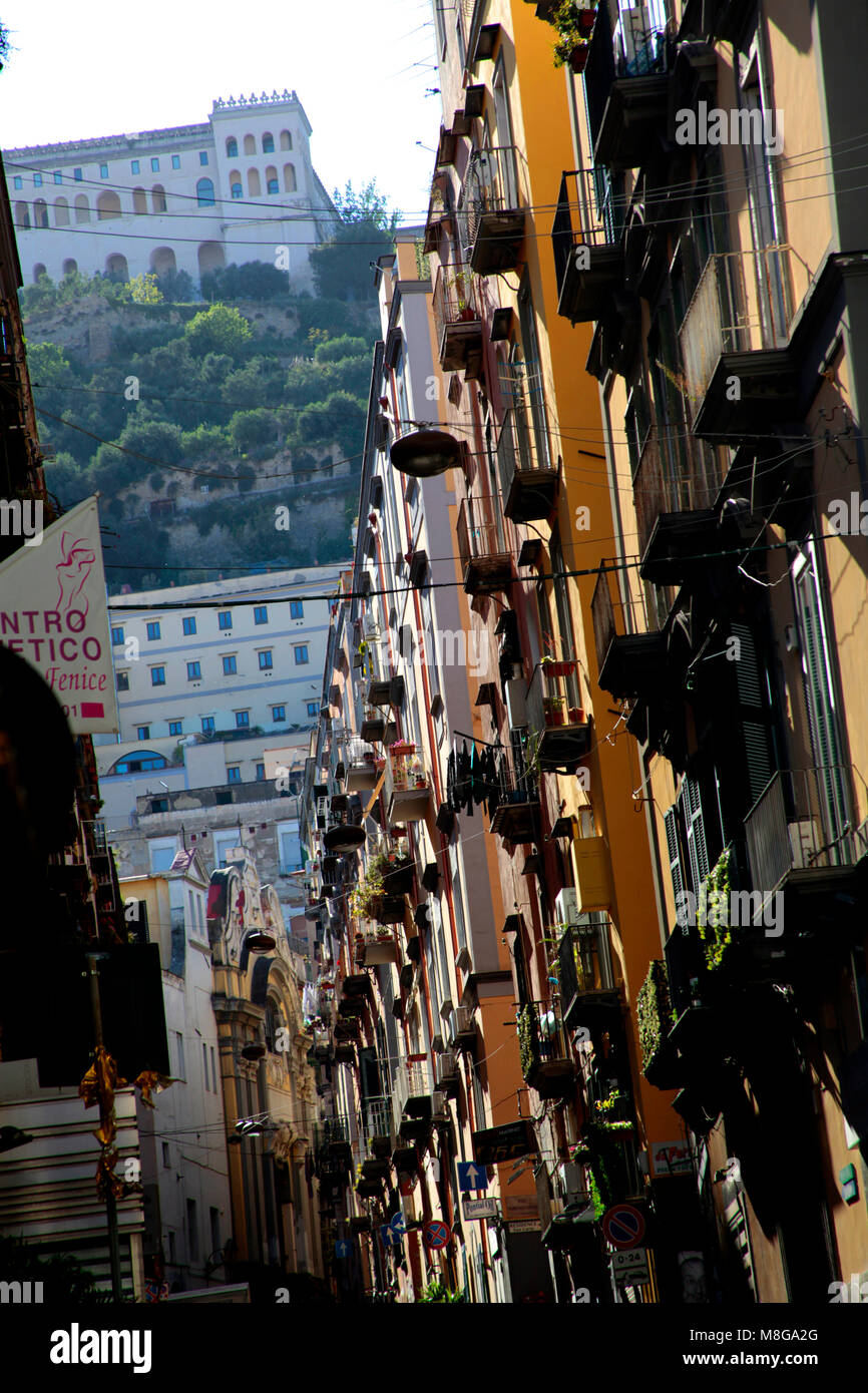 La città di Napoli, Italia Foto Stock