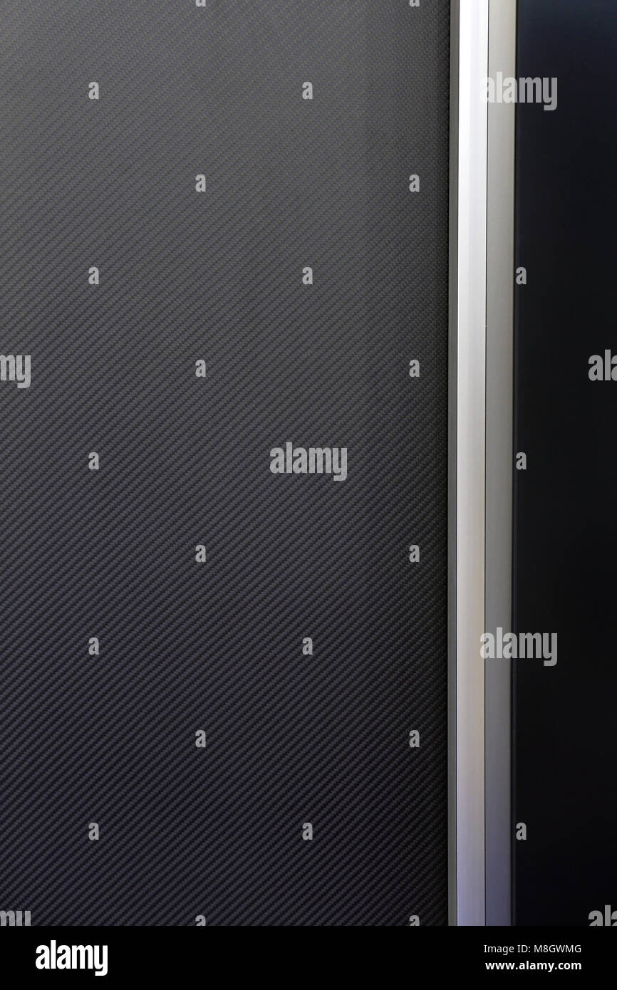 Artificiale in fibra di carbonio sfondo Texture Foto Stock