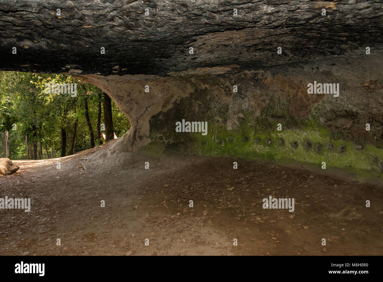 Mystische "Vie Cave" zwischen und Pitigliano Sovana Foto Stock