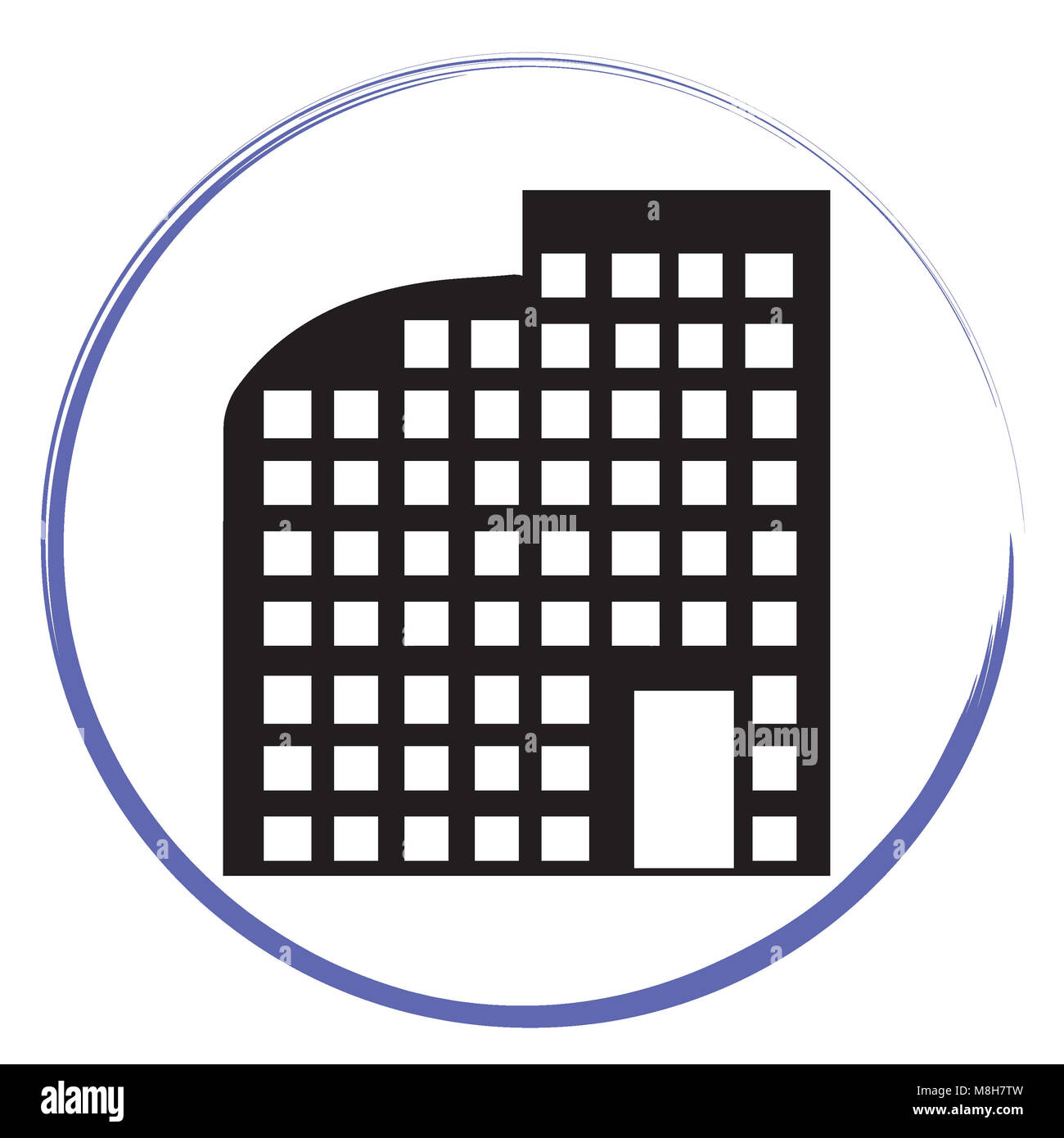 Immobiliare di logo Foto Stock