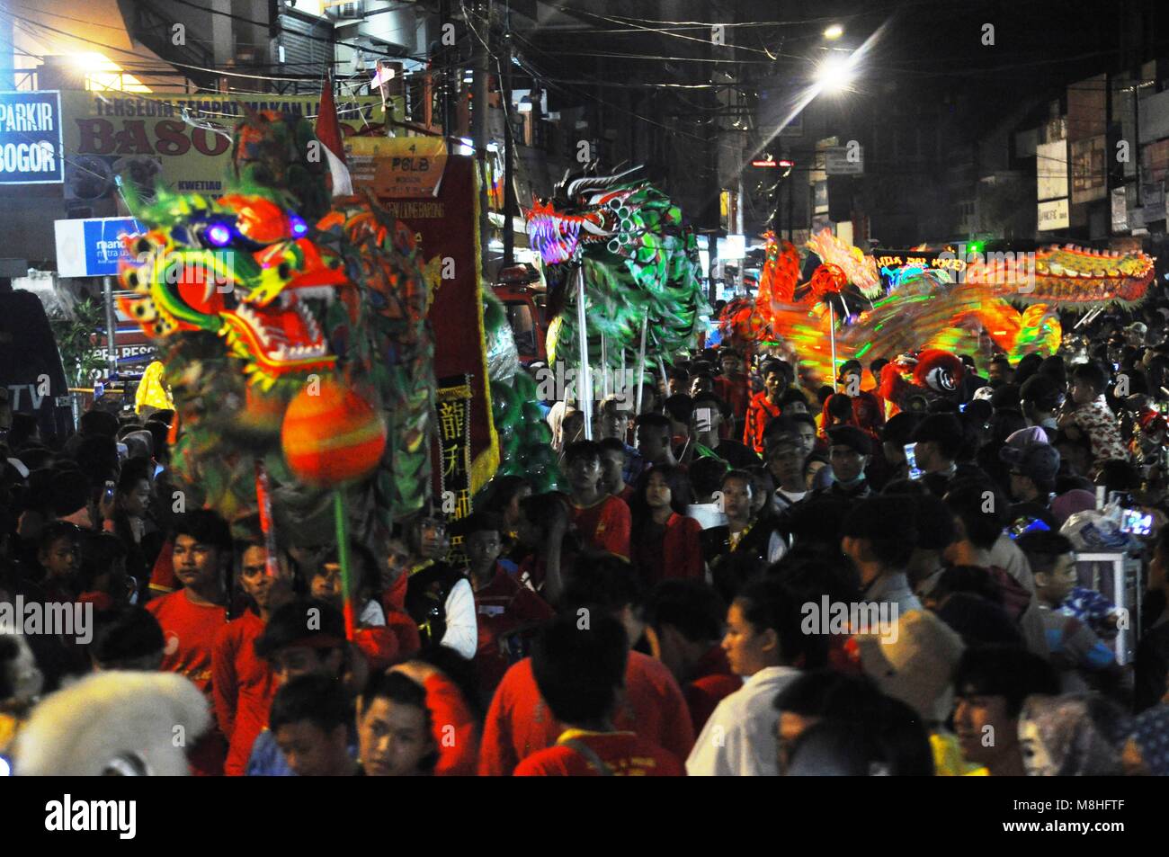 Indonesia: Ahead celebrazione cinese Cap Vai Meh Foto Stock