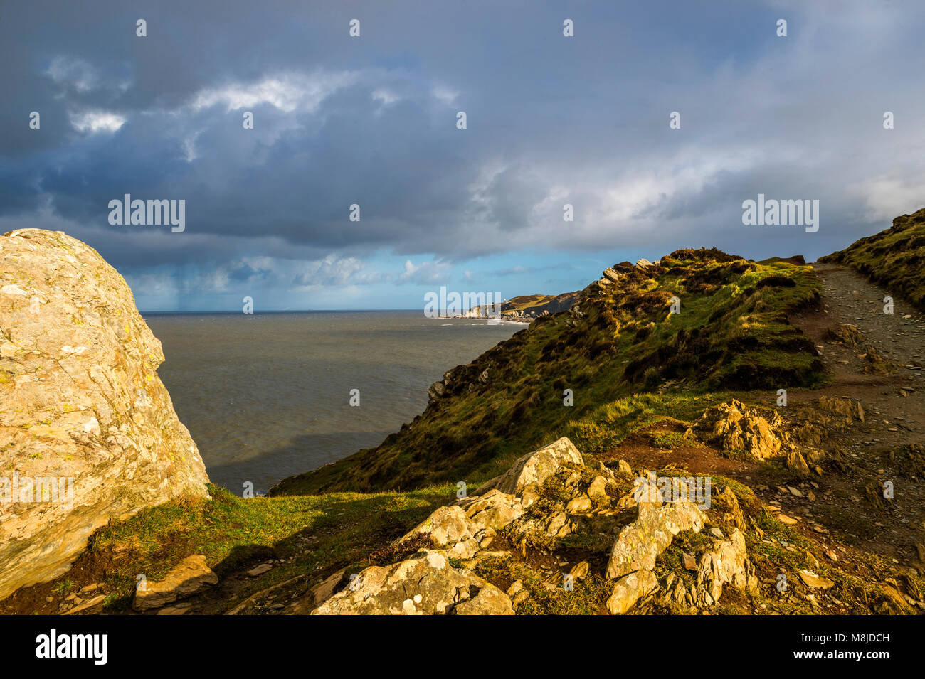 Grandi paesaggi britannici - North Devon Costa (Whiting Cove) Foto Stock