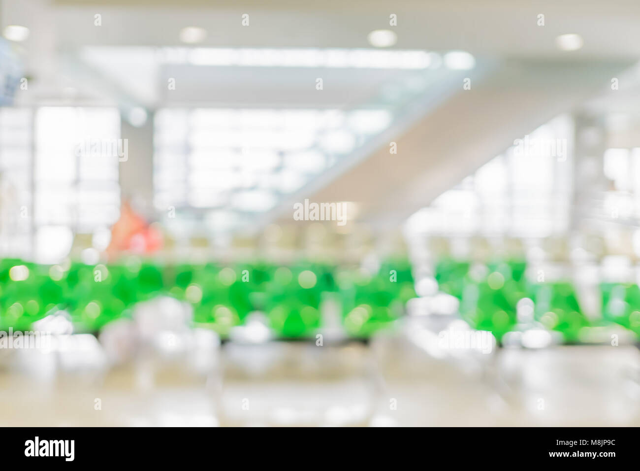 Blur sullo sfondo di paziente attesa per vedere medico all'ospedale ,abstract background. Foto Stock
