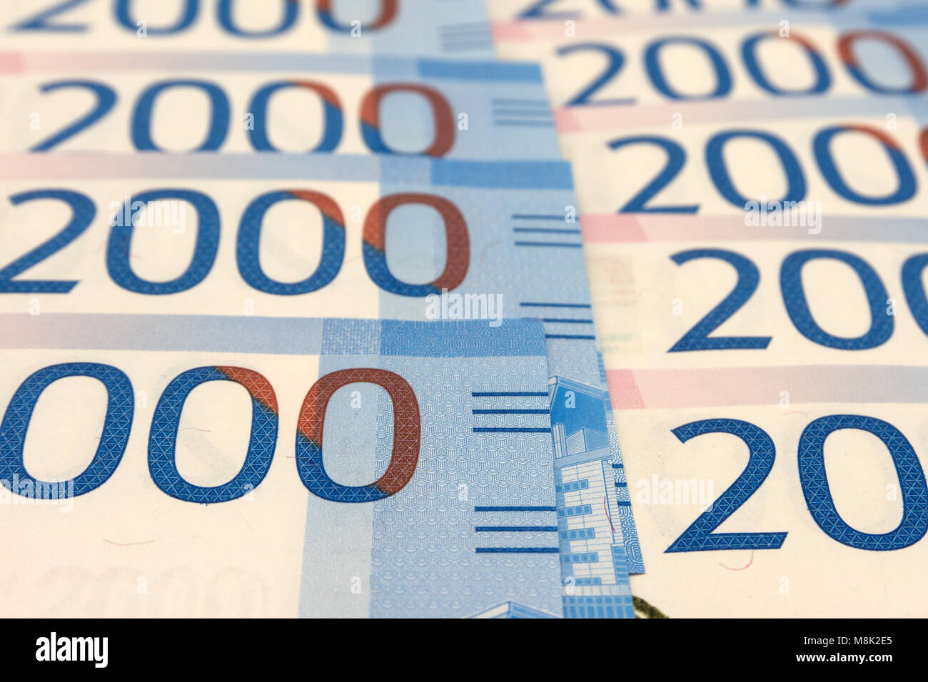 Nuova Zelanda denaro, denaro o moneta. Banconote e monete Foto Stock