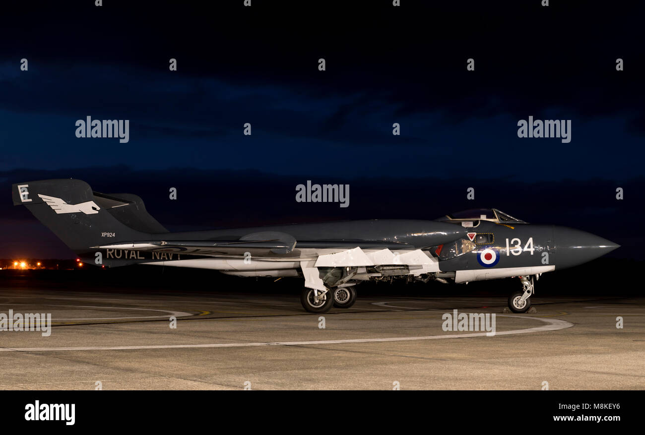 De-Havilland DH.110 Sea Vixen, XP924, E-134, ' Foxy Lady' Foto Stock