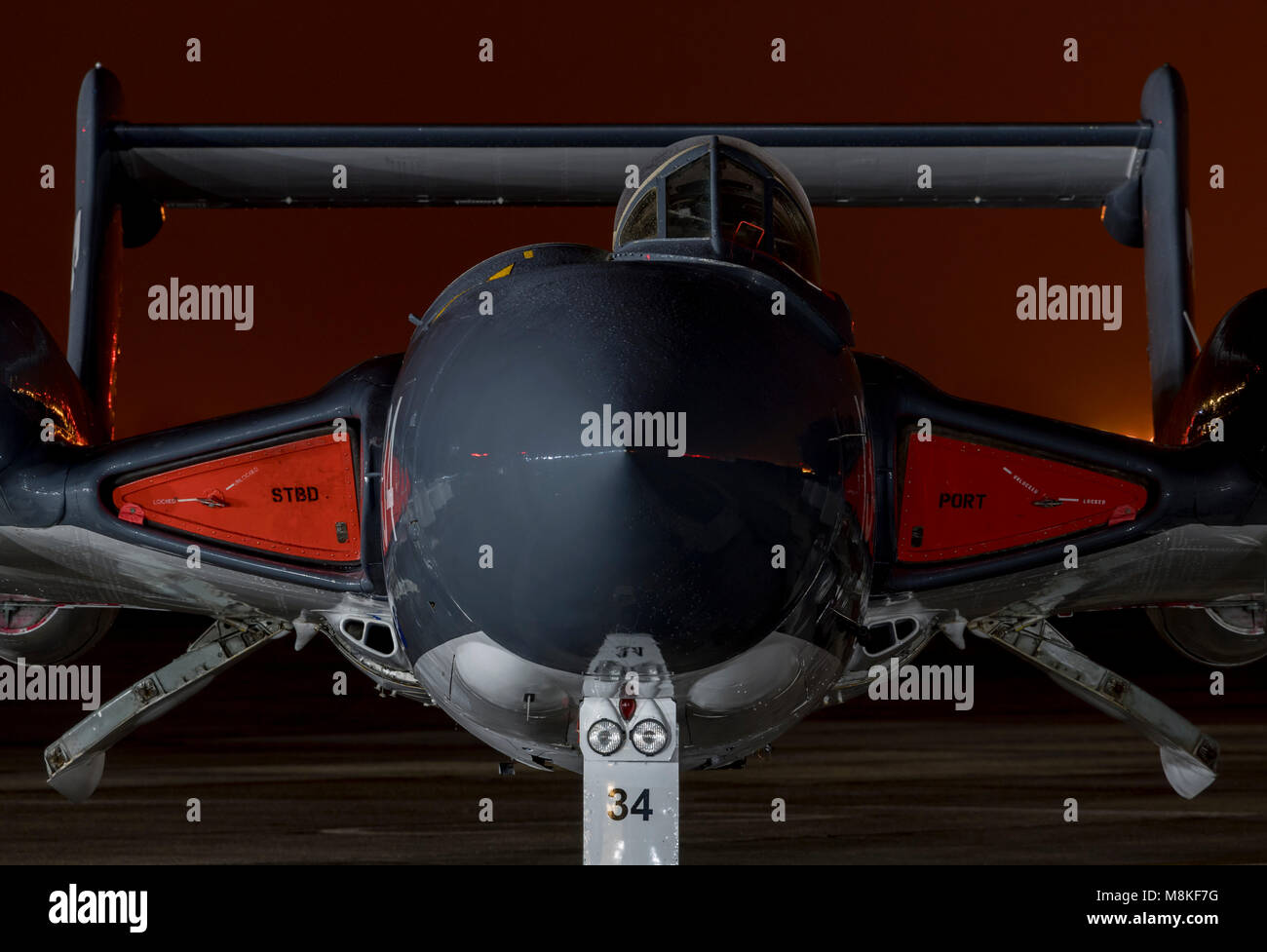 De-Havilland DH.110 Sea Vixen, XP924, E-134, ' Foxy Lady' Foto Stock