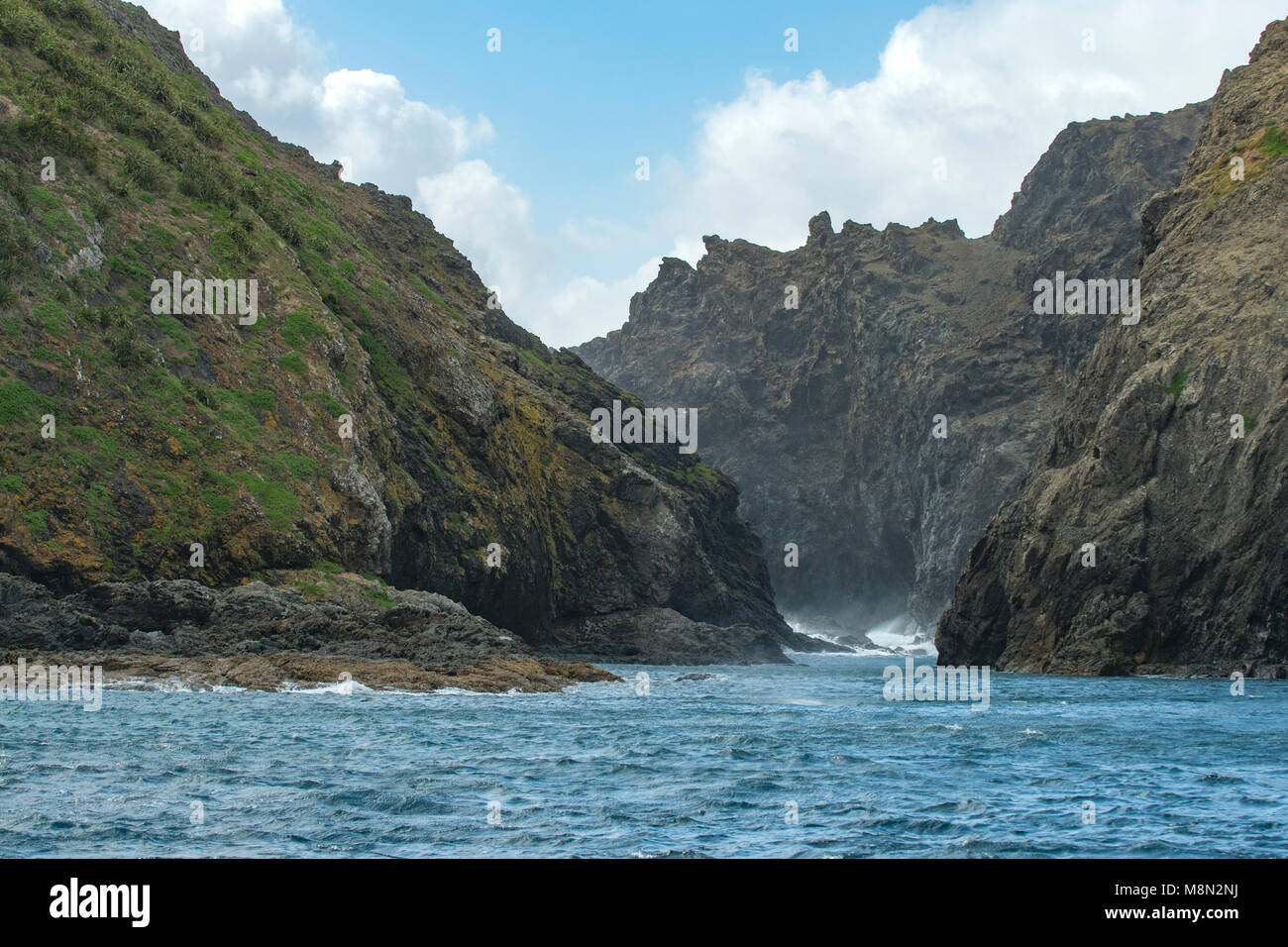 Cape Brett penisola Baia delle Isole, Isola del nord, Nuova Zelanda Foto Stock