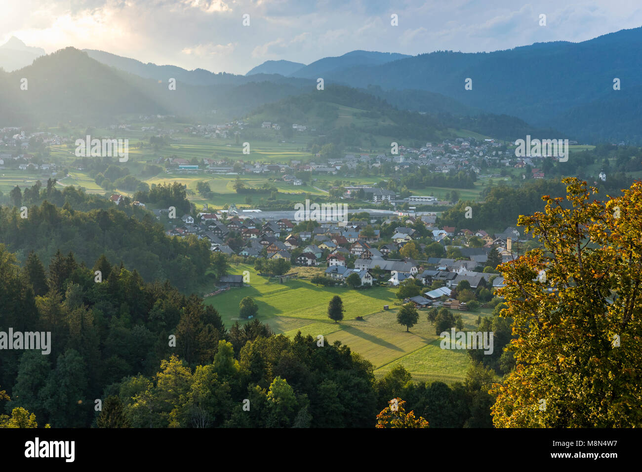 Bled, Alta Carniola, Slovenia, l'Europa. Foto Stock