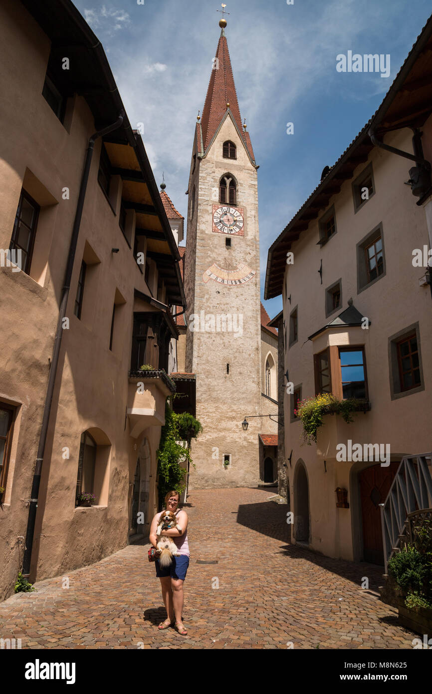 Chiusa, Klausen ,Valle Isarco , Bolzano , Trentino Alto Adige , Italia Foto Stock