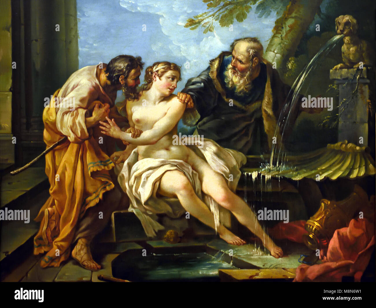 Suzanne e vecchi uomini 1743 - 1744 Joseph Marie vien ,1716 - 1809, francia, francese, Foto Stock