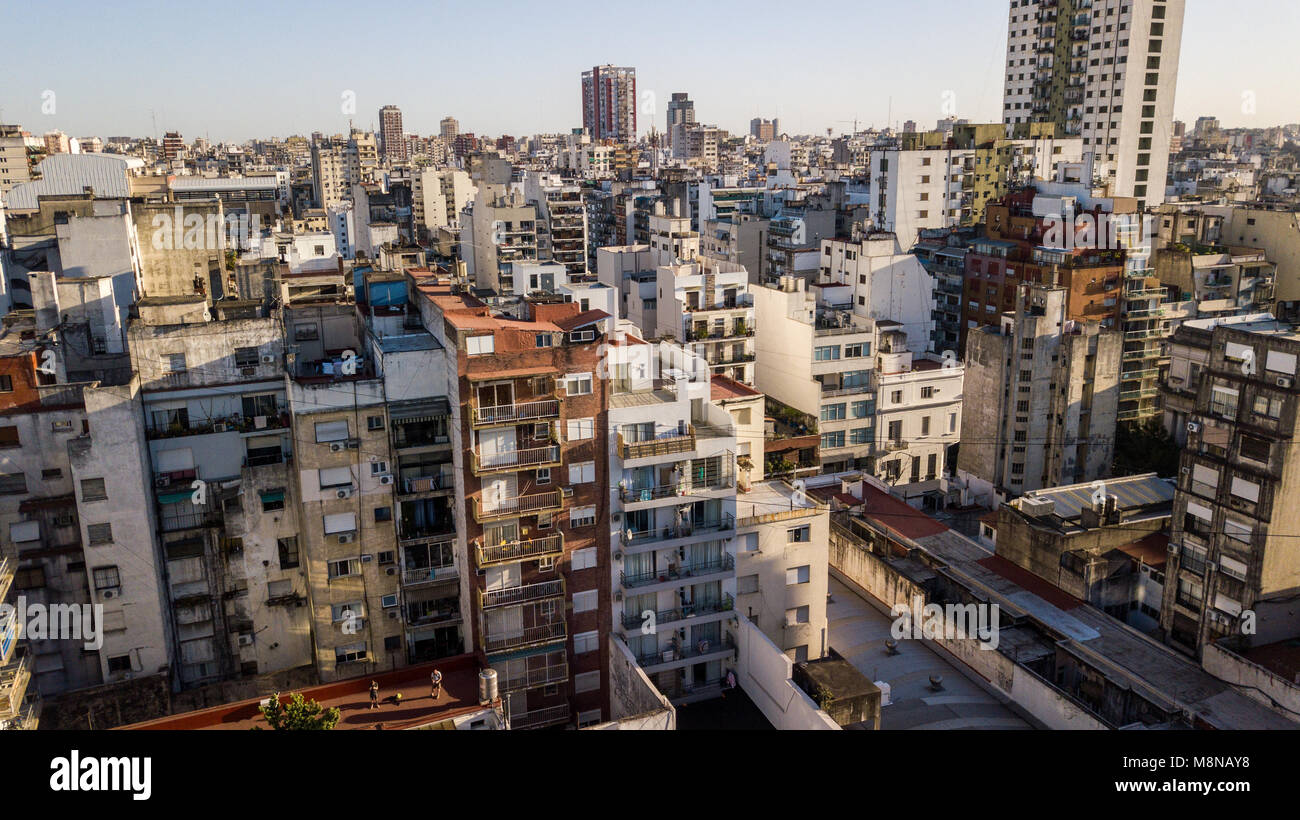 Edifici di appartamenti in Recoleta, Buenos Aires, Argentina Foto Stock