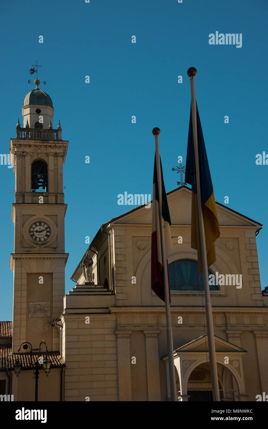 Brescello in Norditalien Foto Stock