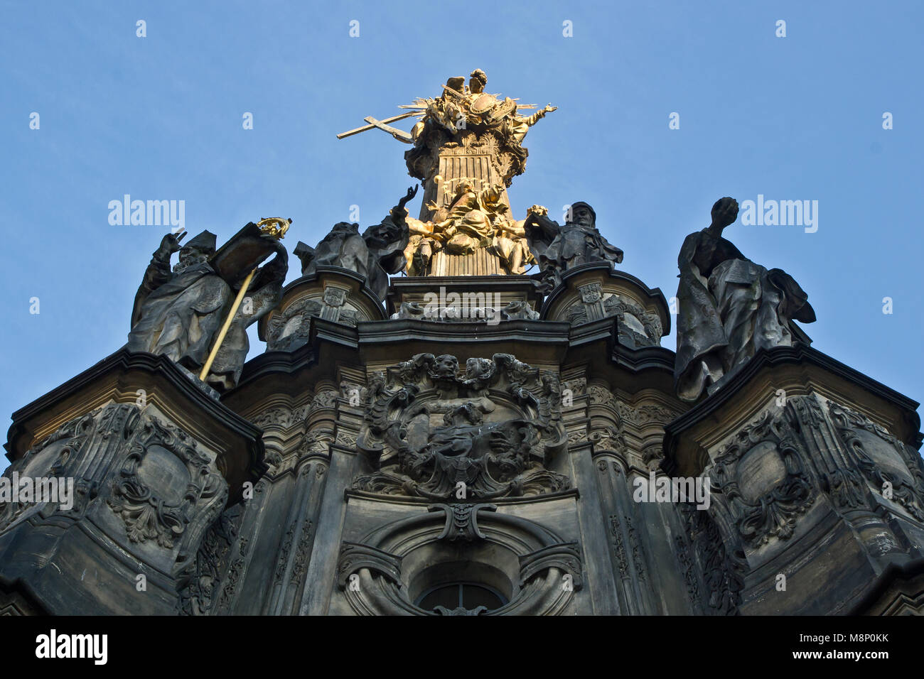 La Colonna della Santa Trinità, Olomouc, Repubblica Ceca Foto Stock