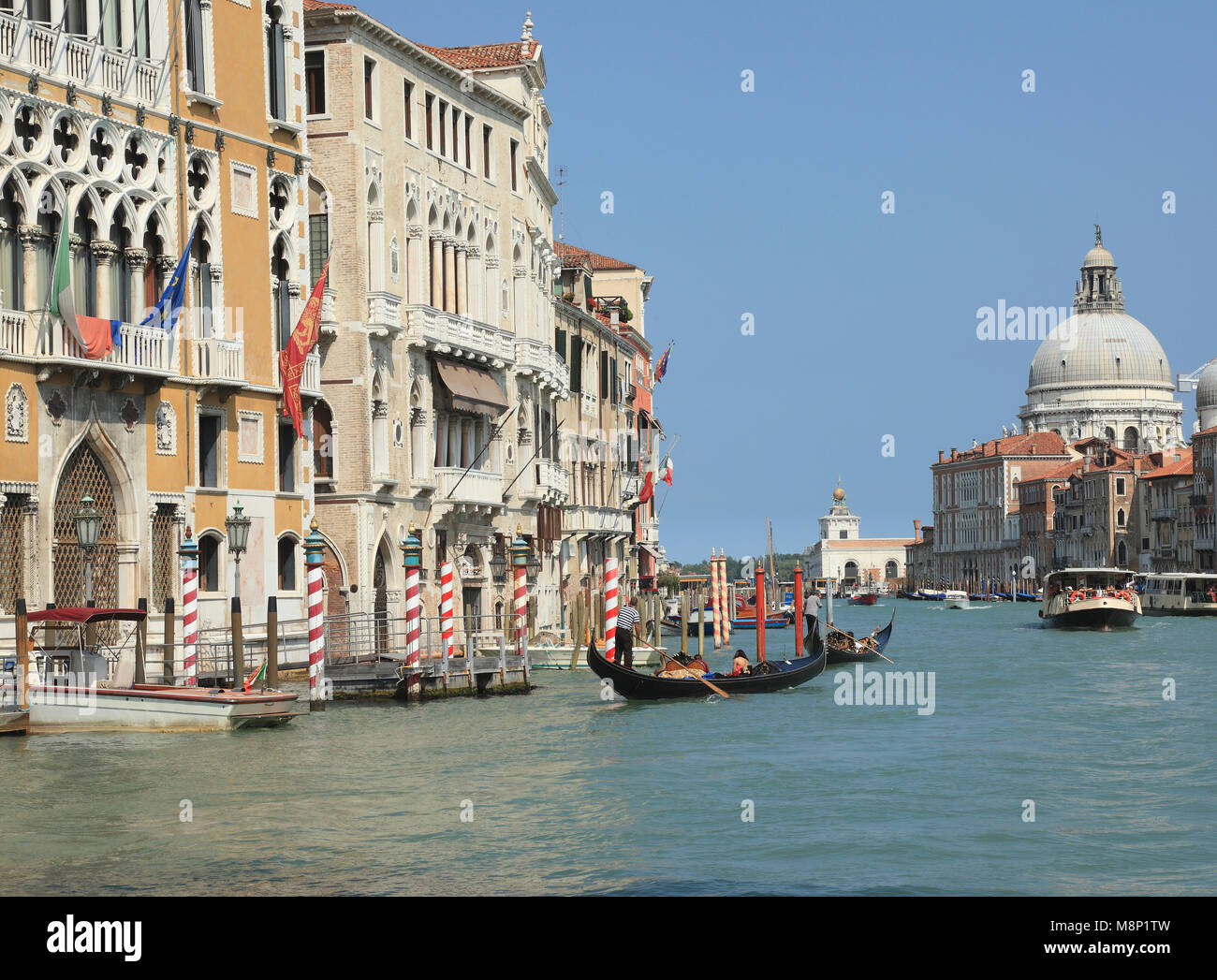 Il Canal Grande a Venezia Italia Foto Stock