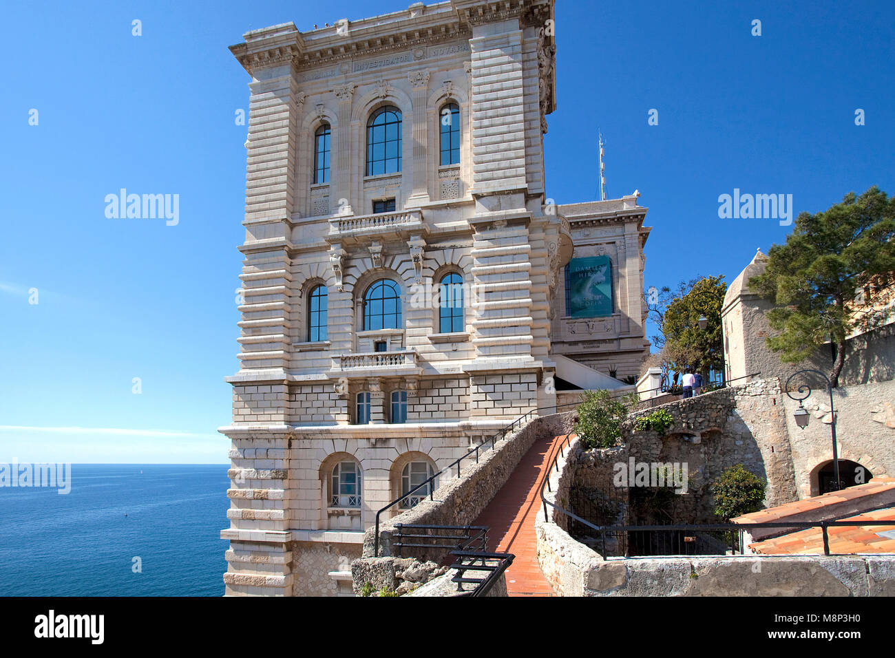 Museo Oceanografico di Monaco, La Condamine, Principato di Monaco, Côte d'Azur, riviera francese, Europa Foto Stock