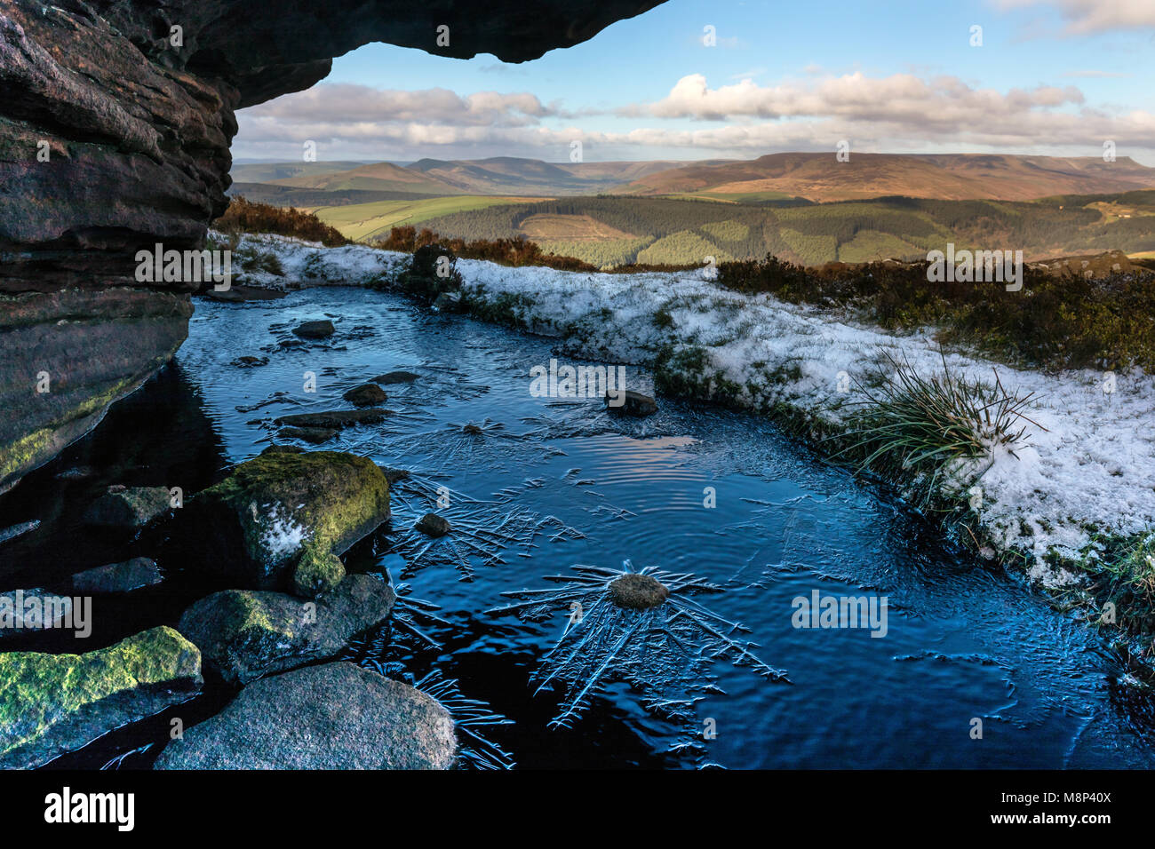 Bordo Derwent Parco Nazionale di Peak District Derbyshire England Regno Unito Foto Stock