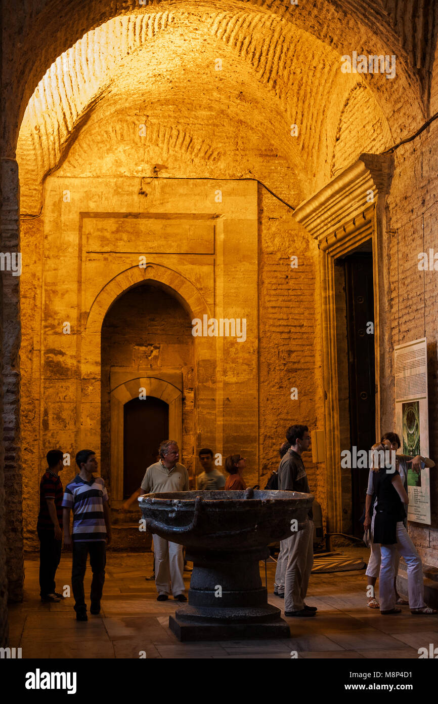 Hall di Hagia Sophia chiesa ad Istanbul in Turchia Foto Stock