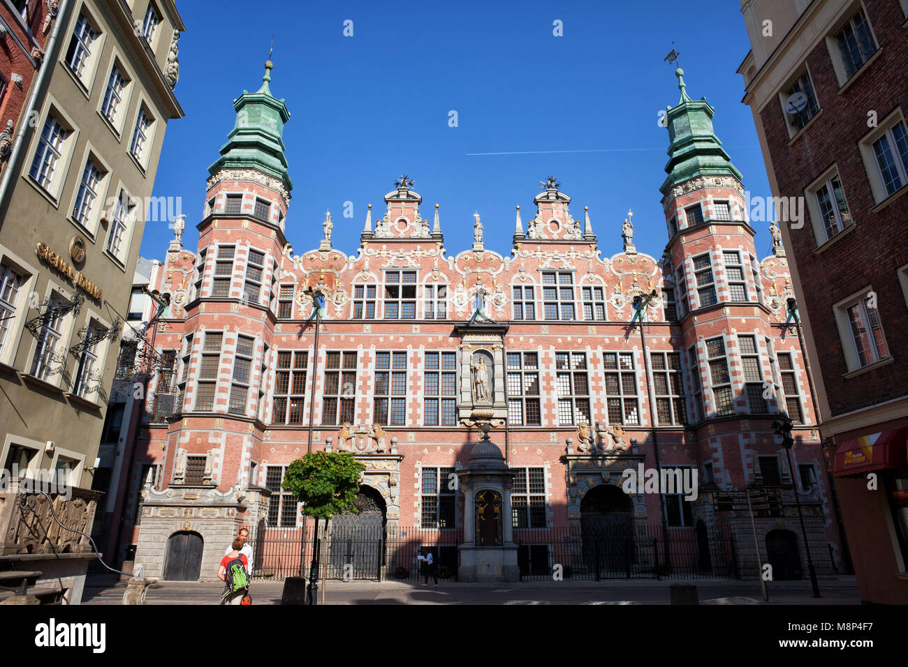 Il Grande Armeria - Grand armeria (Wielka Zbrojownia) nella città di Gdansk, Polonia, Europa Netherlandic manierismo architettura tardo rinascimentale da 17t Foto Stock