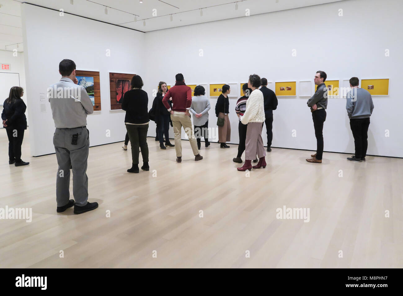 "Essendo: Nuova fotografia 2018' mostra presso il Museo di Arte Moderna di New York, Stati Uniti d'America Foto Stock