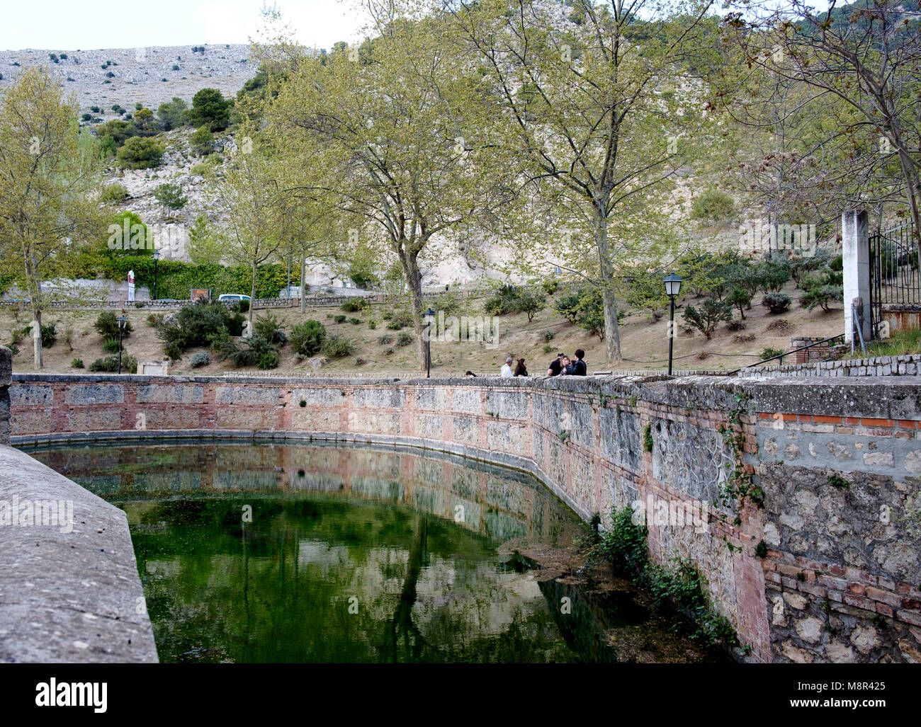 Da Fuente Grande a Alfacar a tredici chilometri prima del canale costruito nel XI secolo porta acqua nella città di Granada a Alb di alimentazione Foto Stock