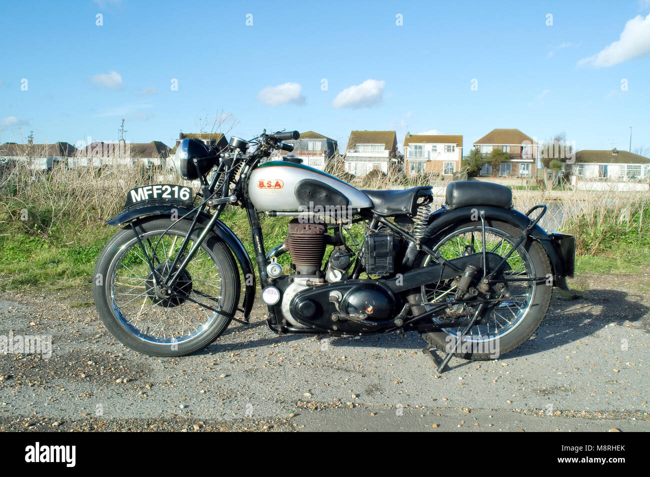 1939 BSA 500cc M20 Foto Stock