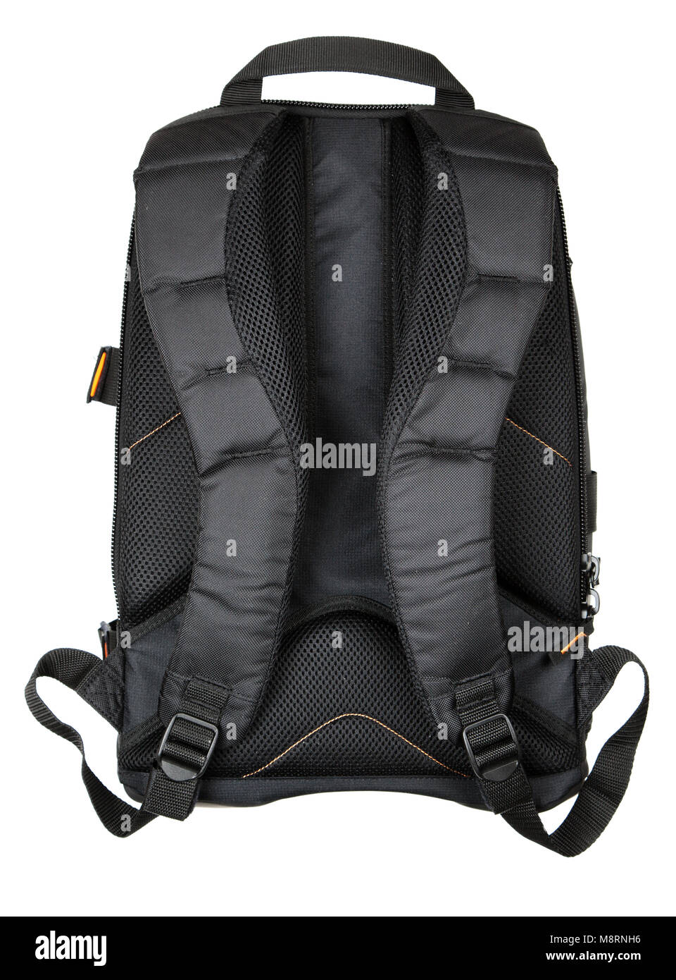 Attrezzatura fotografica nello zaino Foto Stock