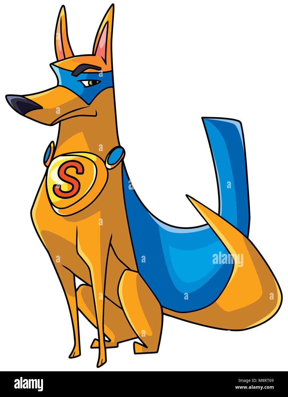 Super Dog sitter Illustrazione Vettoriale