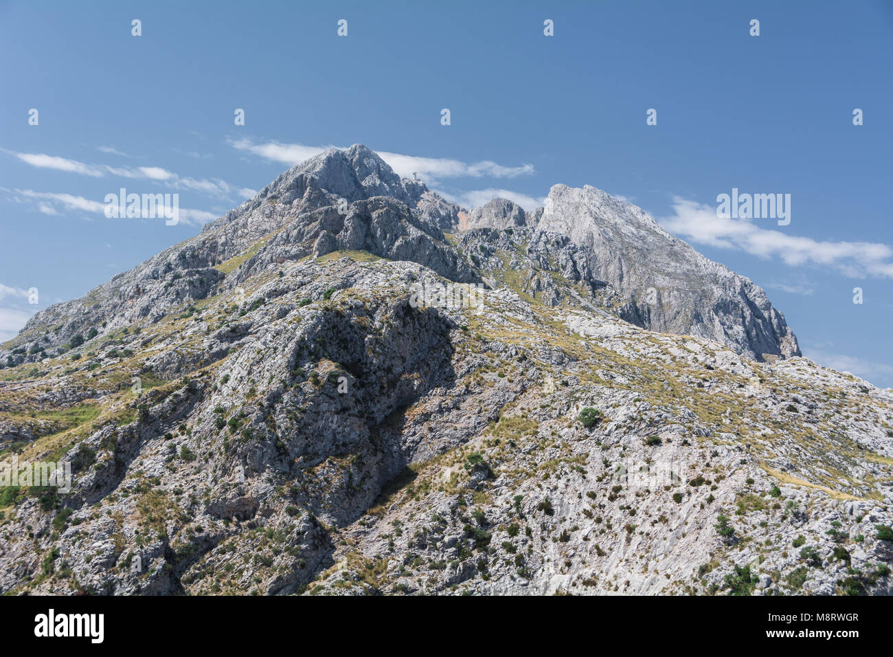 Nus de la corbata, strada ma-2141, Mallorca Foto Stock