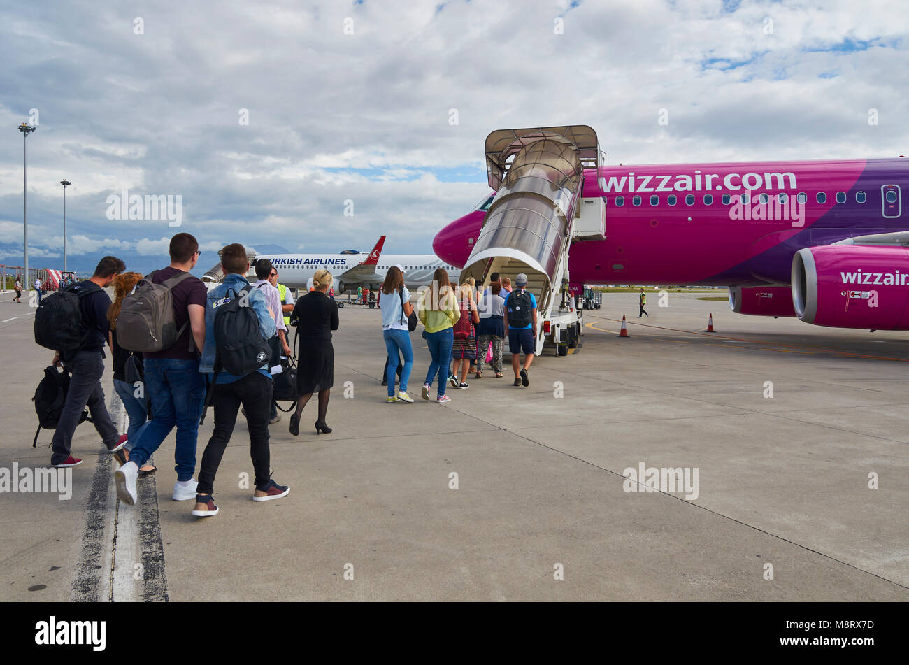 Wizz Air piano Foto Stock