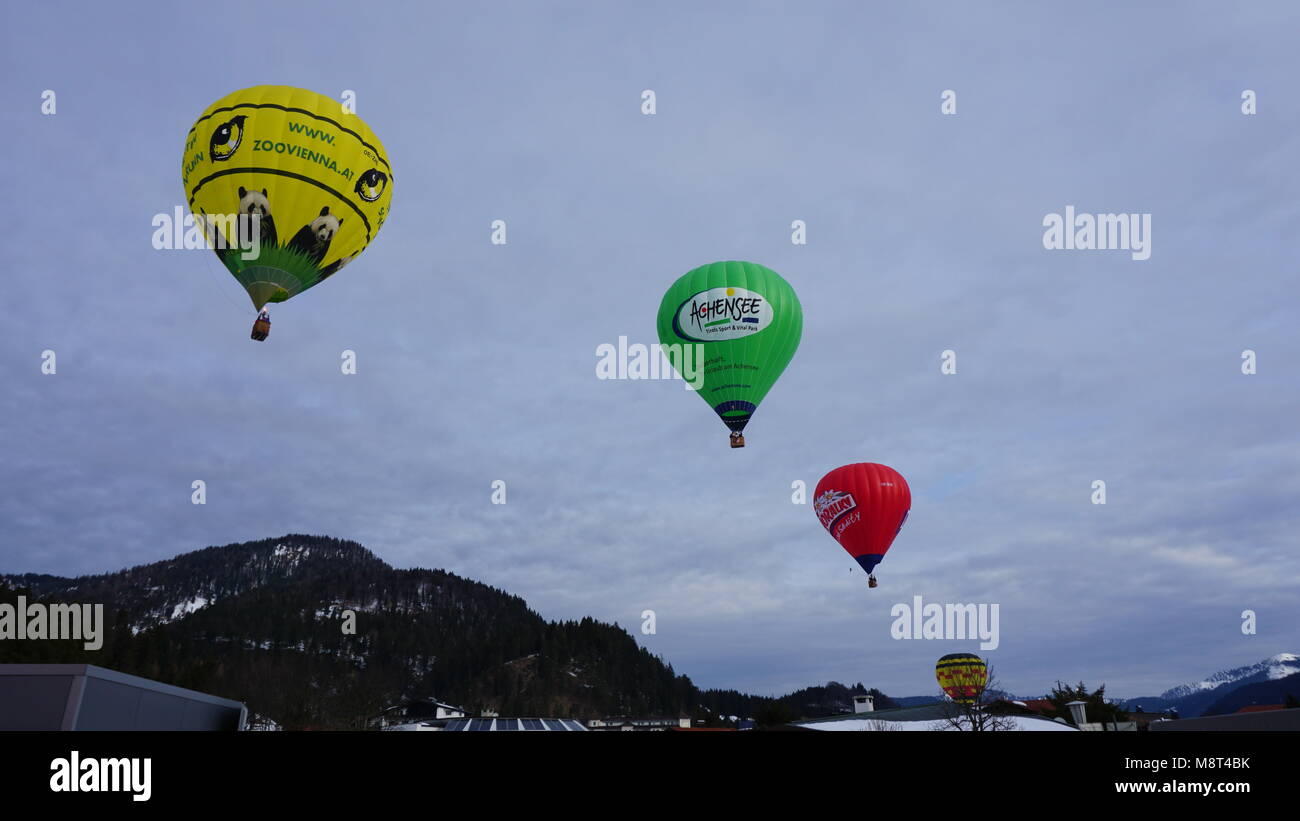 Achensee, Achenkirch, Tirol, Ballon fahren Foto Stock