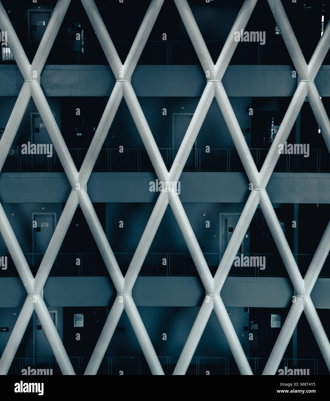 Torre a Hong Kong Design Institute Foto Stock