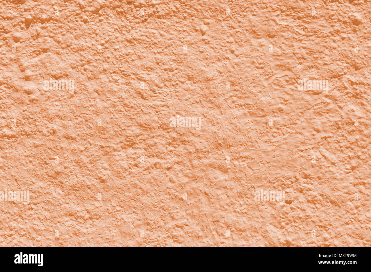 Lenzuola di sfondo muro di un edificio - (intonaco). Viraggio in colore Pantone butterum. Foto Stock