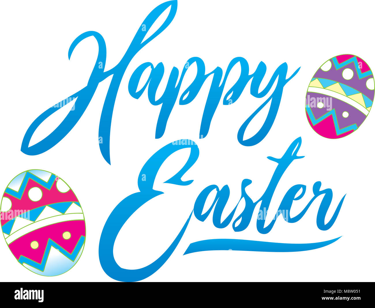 Felice Pasqua Banner Foto Stock