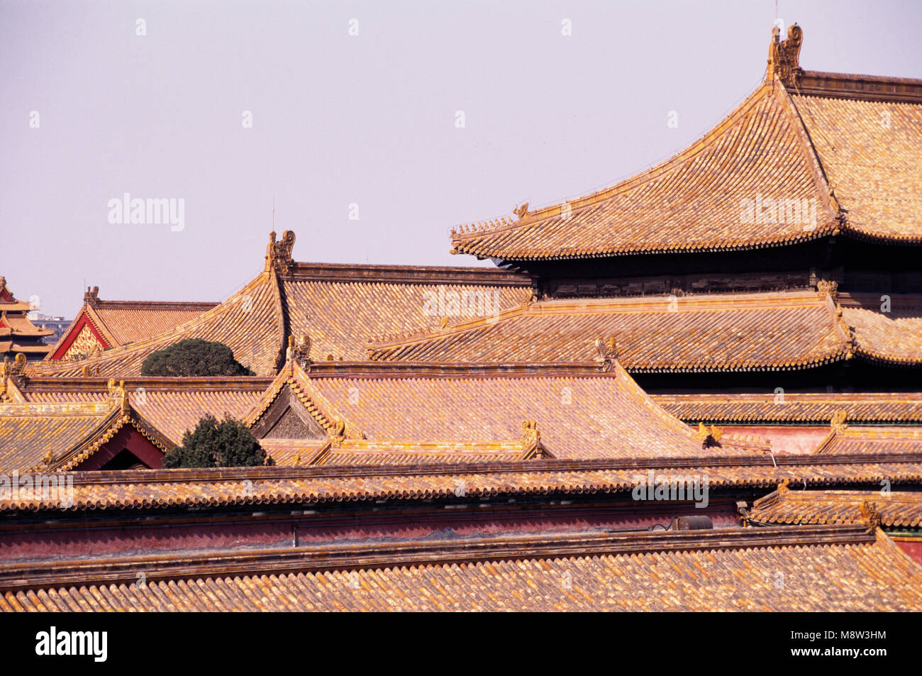 Zijin Cheng, viola la Città Proibita e il palazzo imperiale Cinese, Ming-Ching dinastia, Pechino, Cina, PRC ora Palace Museum, 1406AD, Sito del Patrimonio Mondiale Foto Stock
