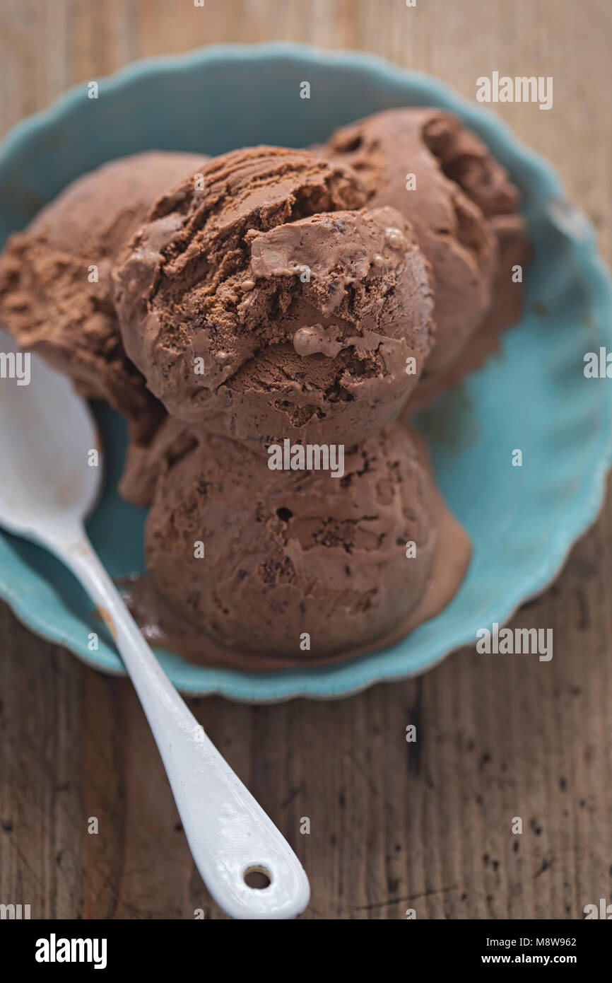 Cioccolato Belga di gelati Foto Stock