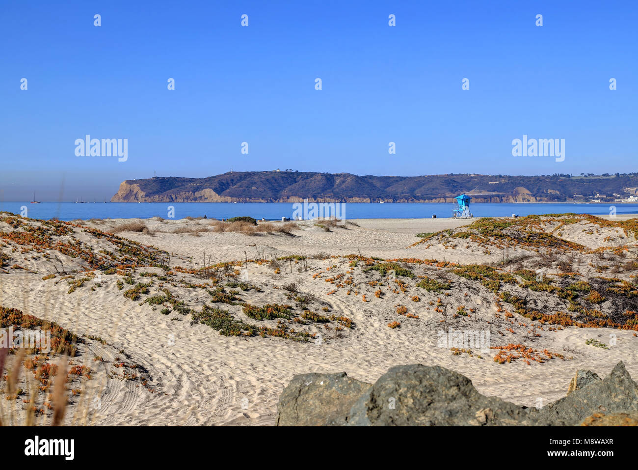 Coronado Beach appena al di fuori di San Diego, California. Foto Stock