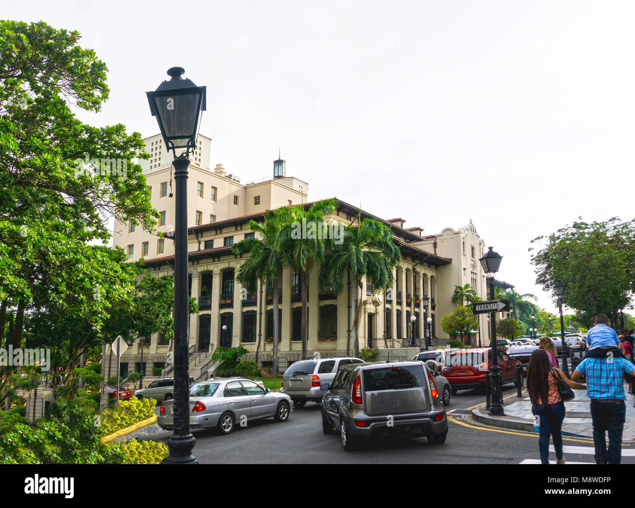 San Juan, Puerto Rico - Maggio 08, 2016: Jose V. Toledo edificio federale e il palazzo di giustizia di San Juan, Puerto Rico Foto Stock