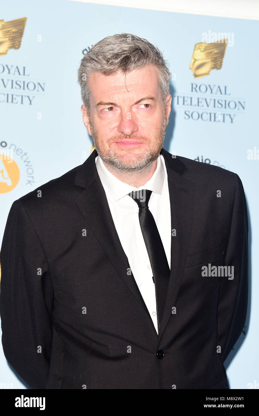 Londra, Regno Unito. Xx marzo, 2018. Chrlie Brooker frequentando il programma RTS Awards 2018 al Gosvenor House Hotel Londra martedi 20 marzo 2018 Credit: Peter Phillips/Alamy Live News Foto Stock