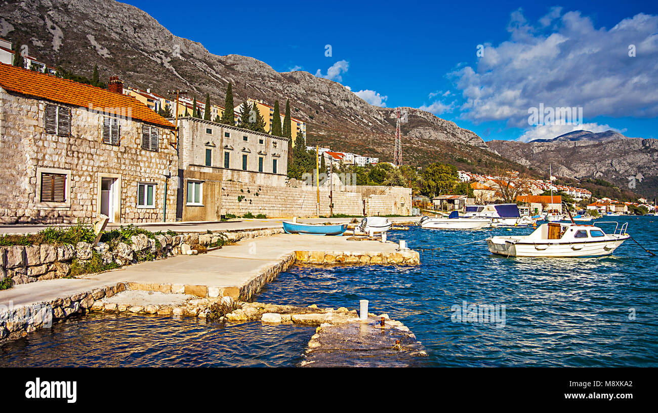 Il quartiere Mokosica di Dubrovnik Croazia Foto Stock