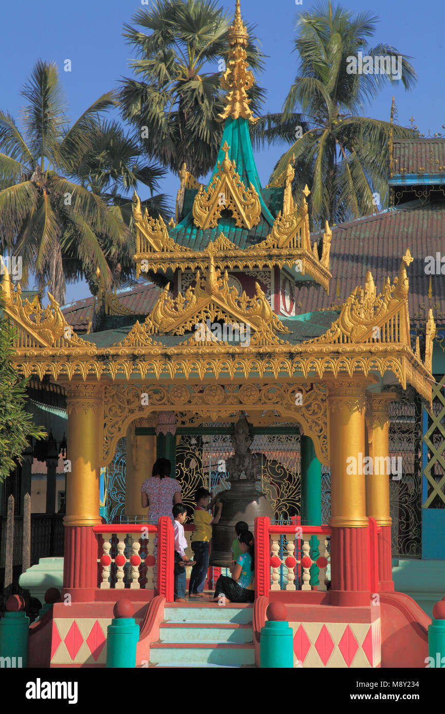 Myanmar Birmania, Bago, Shwemawdaw Pagoda, Foto Stock
