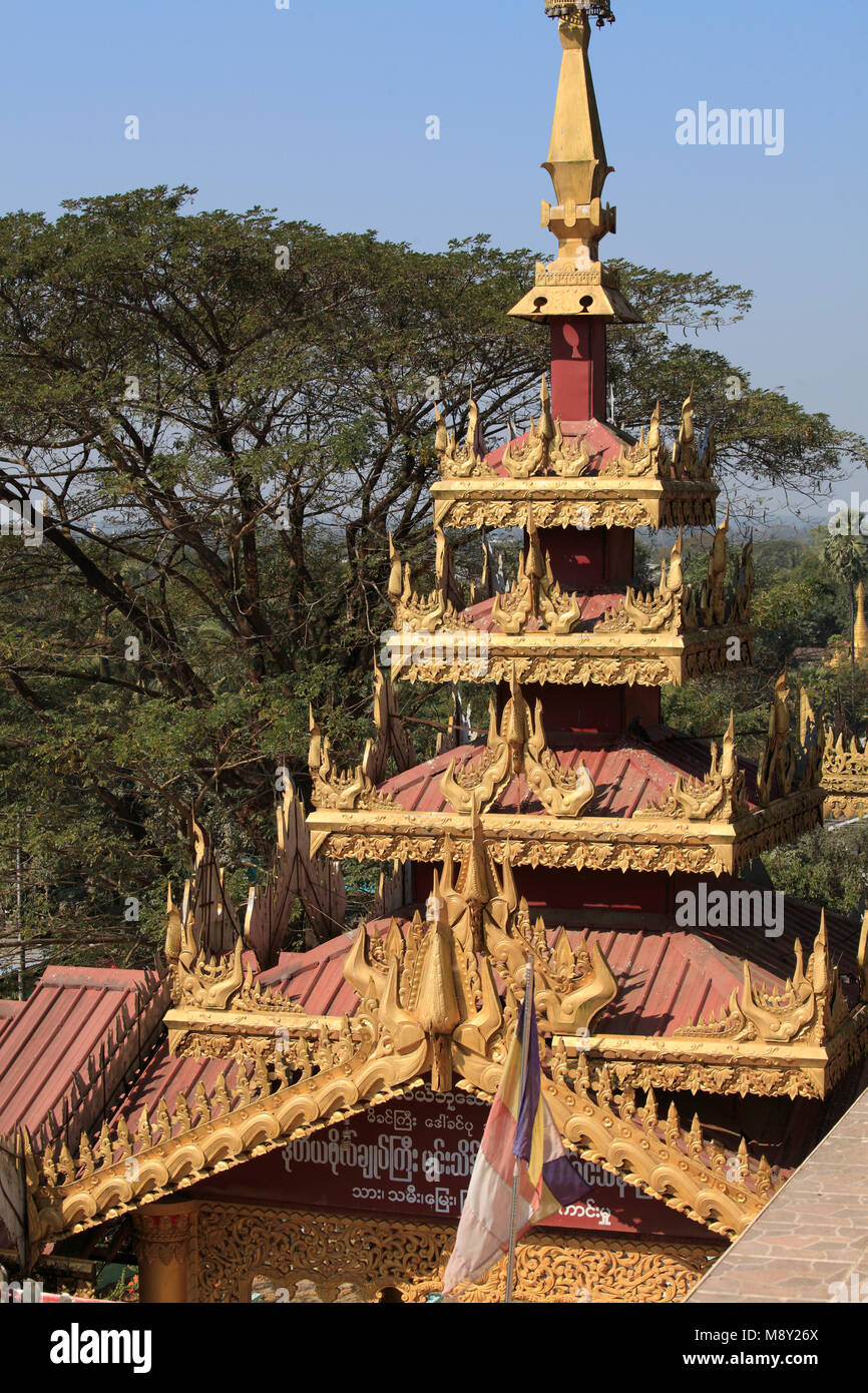 Myanmar Birmania, Bago, Hintha Gon Pagoda, Foto Stock