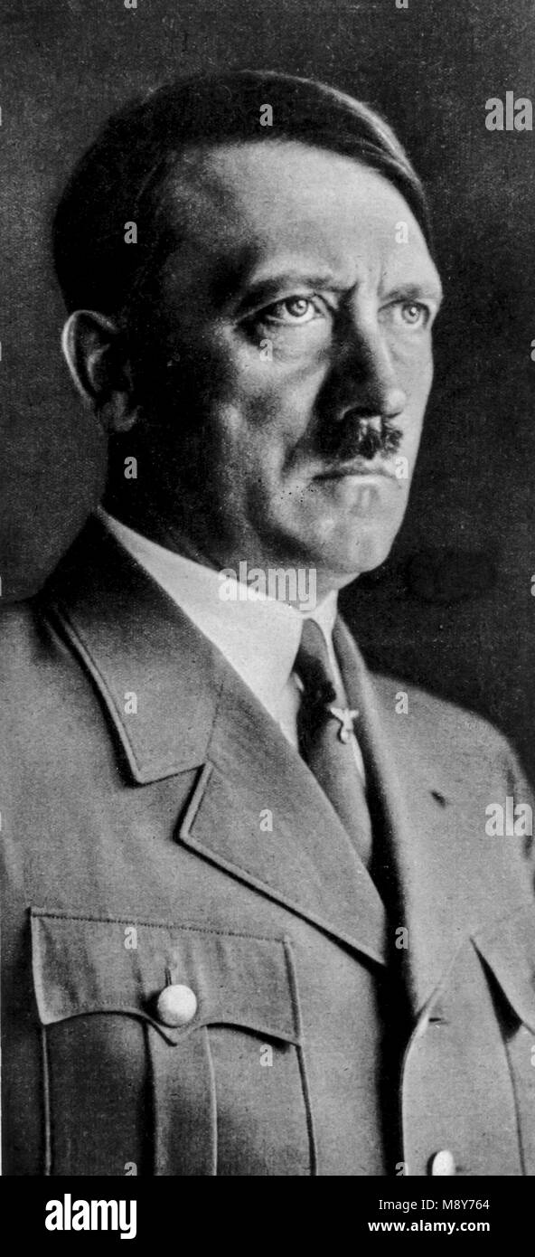 Adolf Hitler ritratto da Hans Hoffman, 1933 Foto Stock