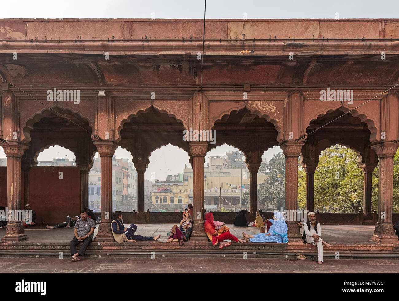 Jama Masjid - Delhi Foto Stock