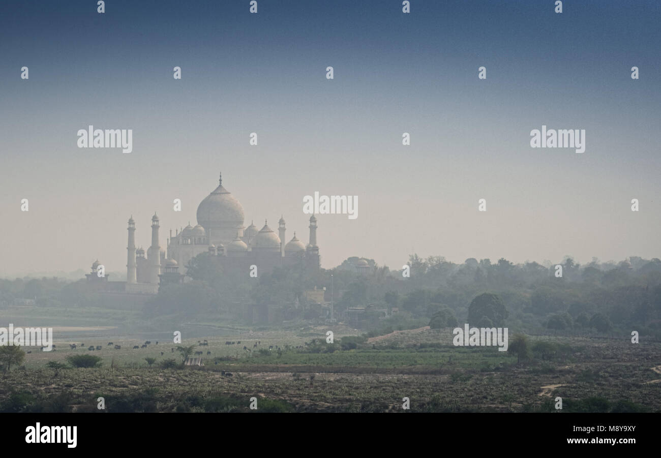 Taj Mahal - Agra Foto Stock