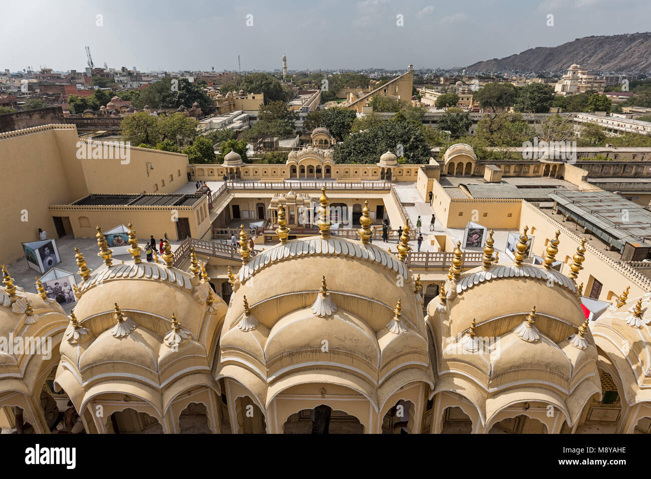 Palazzo dei venti - Jaipur. Hawa Mahal. Foto Stock