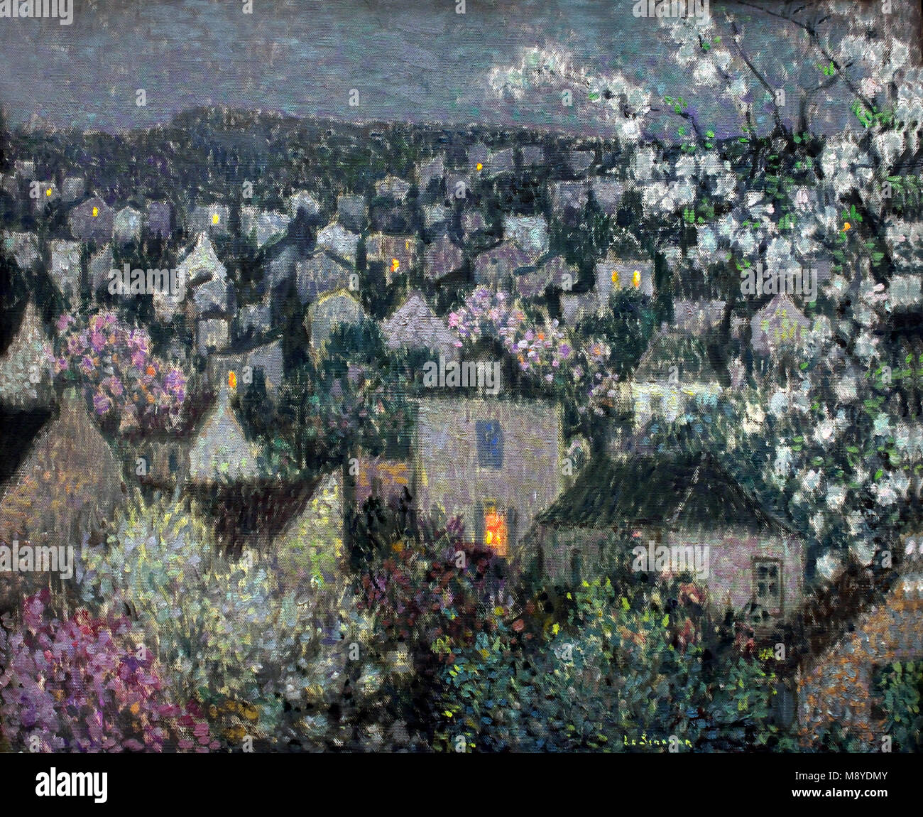 Soir de mai - Maggio sera, da , Henri LE SIDANER, 1862 - 1939 , francia, francese, Foto Stock