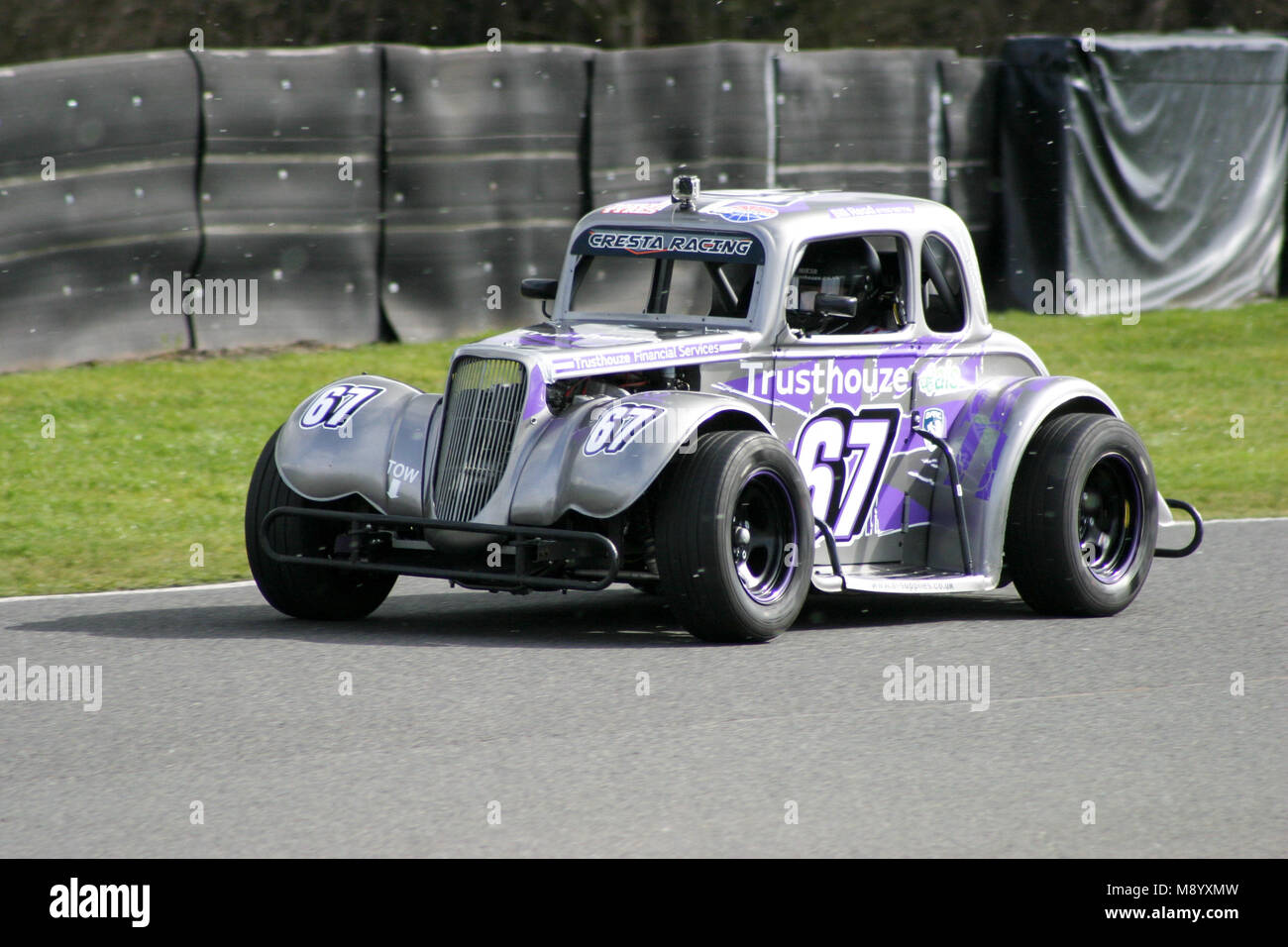 Legenda coupe racing nella neve Foto Stock