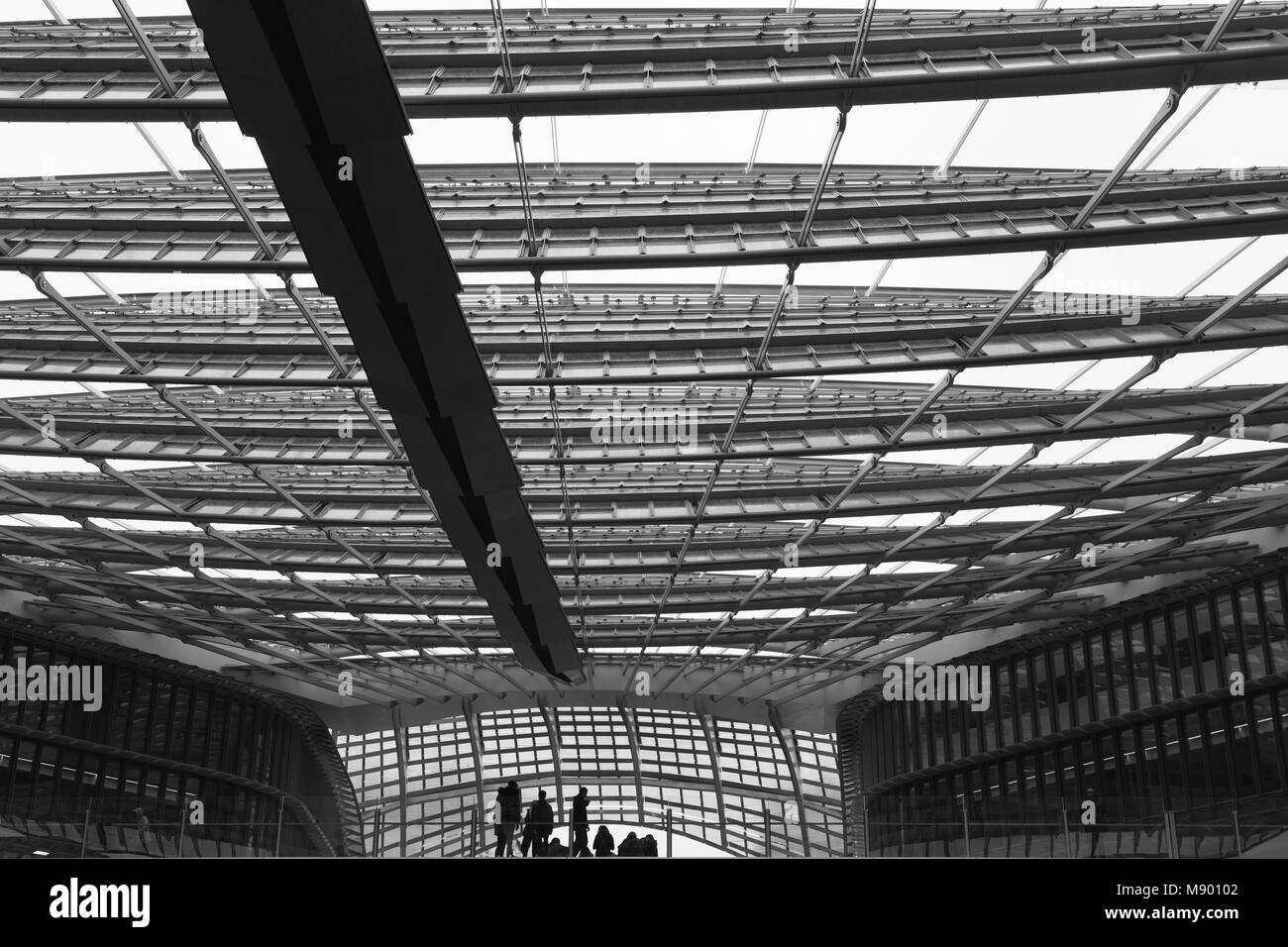 Shopping a les halles shoping center in Parigi Francia Foto Stock